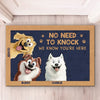 Just Walk In, Your Presence Is Always Felt - Dog Personalized Custom Home Decor Decorative Mat - House Warming Gift For Pet Owners, Pet Lovers
