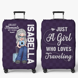 Go Where Your Heart Feels Alive - Travel Personalized Custom Luggage Cover - Summer Vacation Gift, Gift For Adventure Travel Lovers