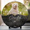 Custom Photo You Would Have Lived Forever - Memorial Personalized Custom Round Shaped Stone With Stand - Sympathy Gift For Pet Owners, Pet Lovers