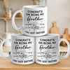 Congrats On Being My Brother - Family Personalized Custom Mug - Gift For Family Members