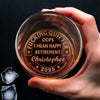 When Every Day Is A Saturday - Coworkers Personalized Custom Whiskey Glass - Appreciation, Retirement Gift For Coworkers, Work Friends, Colleagues