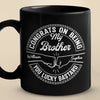Love Makes A Family - Family Personalized Custom Black Mug - Gift For Family Members