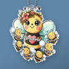 Like A Bee, Grandma Fills Our Lives With Sweetness - Family Personalized Custom Car Ornament - Acrylic Custom Shaped - Gift For Mom, Grandma
