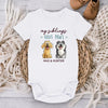 My Best Friend Comes With A Wagging Tail - Dog Personalized Custom Baby Onesie - Baby Shower Gift, Gift For Pet Owners, Pet Lovers