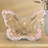 Best Friend Is Hard To Find - Bestie Personalized Custom Butterfly Shaped Acrylic Plaque - Gift For Best Friends, BFF, Sisters