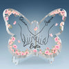 Best Friend Is Hard To Find - Bestie Personalized Custom Butterfly Shaped Acrylic Plaque - Gift For Best Friends, BFF, Sisters