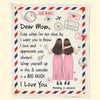 My First Love, My Forever Hero - Family Personalized Custom Blanket - Gift For Mom, Daughter