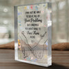 We’re Always Stronger Together - Bestie Personalized Custom Rectangle Shaped Acrylic Plaque - Gift For Best Friends, BFF, Sisters