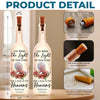 Custom Photo A Memory Is A Keepsake That We Carry With Us - Memorial Personalized Custom Bottle Lamp - Sympathy Gift For Family Members