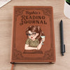 Love Is Finding Joy In What Lights Your Soul - Family Personalized Custom Leather Journal - Mother's Day, Gift For Mom, Grandma