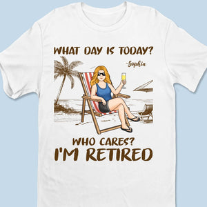 Who Cares - Personalized Custom Unisex T-shirt, Premium T-shirt, Hoodie - Appreciation, Retirement Gift For Coworkers, Work Friends, Colleagues, Family Members
