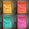 You And I Are A Perfect Fit - Couple Personalized Custom Frame Light Box - Gift For Husband Wife, Anniversary