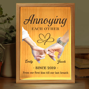 Toi et moi sommes faits l'un pour l'autre - Cadre photo personnalisé pour couple - Cadeau pour mari et femme, anniversaire