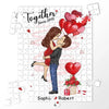 You And Me, Forever And Always - Couple Personalized Custom Jigsaw Puzzle - Gift For Husband Wife, Anniversary, LGBTQ+