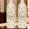 The Hands That Held Mine Taught Me Strength And Kindness - Family Personalized Custom Bottle Lamp - Gift For Mom, Grandma