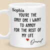 You Are The Reason I Believe In Love - Couple Personalized Custom Mug - Gift For Husband Wife, Anniversary