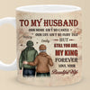 In Your Smile, I Find My Peace - Couple Personalized Custom Mug - Gift For Husband Wife, Anniversary