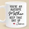 Mom, You’re Proof That Superpowers Are Real - Family Personalized Custom Mug - Gift For Mom