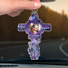 Custom Photo Deeply Love You - Memorial Personalized Custom Car Ornament - Acrylic Custom Shaped - Sympathy Gift For Family Members
