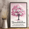 Grandchildren Are The Heartbeat Of A Grandparent’s Soul - Family Personalized Custom Vertical Poster - Gift For Grandma, Grandpa, Grandkid