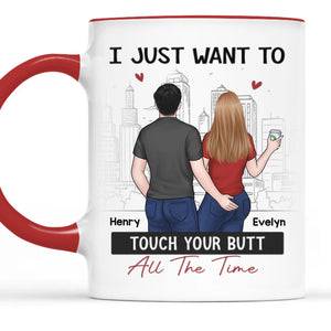 Chaque contact est un rappel de notre amour - Tasse personnalisée pour couple - Cadeau pour mari et femme, anniversaire