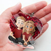 Partners In Crime And In Love - Couple Personalized Custom Shaped Acrylic Keychain - Gift For Husband Wife, Anniversary
