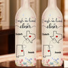 You’re Always With Me In Spirit - Bestie Personalized Custom Bottle Lamp - Gift For Best Friends, BFF, Sisters