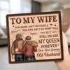 Forever My Always - Couple Personalized Custom 2-Layered Wooden Plaque With Stand - Gift For Husband Wife, Anniversary