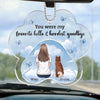 A Thoughtful Way To Remember Your Furry Friend - Memorial Personalized Custom Car Ornament - Acrylic Custom Shaped - Sympathy Gift For Pet Owners, Pet Lovers