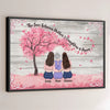 Love Keeps Us Forever Together - Family Personalized Custom Horizontal Poster - Gift For Mom
