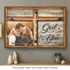 Custom Photo Together, We Fulfill Each Other’s Hearts - Couple Personalized Custom Horizontal Poster - Gift For Husband Wife, Anniversary