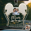 Custom Photo You’re Gone But Never Forgotten, Always On My Mind - Memorial Personalized Custom Car Ornament - Acrylic Custom Shaped - Sympathy Gift For Family Members