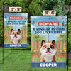 Growing Memories, One Wag And Bloom At A Time - Dog Personalized Custom Flag - Gift For Pet Owners, Pet Lovers
