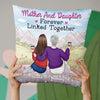 A Relationship Built To Last Forever - Family Personalized Custom Pillow - Gift For Mom, Daughter