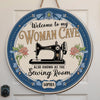 Enter With Love, Leave With Stitches - Family Personalized Custom Shaped Home Decor Wood Sign - House Warming Gift For Yourself, Best Friends, Siblings, Family Members