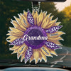 The Best Part Of Growing Older Is Becoming A Grandparent - Family Personalized Custom Car Ornament - Acrylic Custom Shaped - Gift For Mom, Grandma