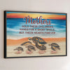 Slow And Steady, A Mother’s Love Never Wavers - Family Personalized Custom Horizontal Poster - Gift For Mom