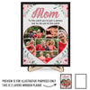 Custom Photo Forever Grateful For These Moments - Family Personalized Custom 2-Layered Wooden Plaque With Stand - Gift For Mom, Daughter