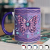 Perfect Gift For Your Loved On - Family Personalized Custom 3D Inflated Effect Printed Accent Mug - Gift For Yourself, Best Friends, Siblings, Family Members