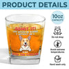 I Know Life Wouldn't Be Easy Without Me - Dog Personalized Custom Square Whiskey Glass - Gift For Pet Owners, Pet Lovers