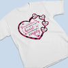 Grandchildren Fill A Place In Your Heart - Family Personalized Custom Unisex T-shirt, Premium T-shirt, Hoodie - Gift For Grandma, Grandpa, Grandkid