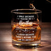 A Brother Is A Lifetime Bond - Family Personalized Custom Whiskey Glass - Gift For Family Members
