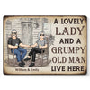 A Lifetime Of Love Is The Sweetest Gift - Couple Personalized Custom Home Decor Metal Sign - House Warming Gift For Husband Wife, Anniversary