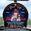 You’re The Reason My Heart Beats - Couple Personalized Custom Car Ornament - Acrylic Custom Shaped - Gift For Husband Wife, Anniversary