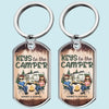 Custom Keychain - Personalized Anniversary Wedding Gifts For Husband And Wife, Him And Her, Campers - Keys To The Camper
