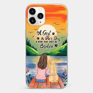 Paw-some Love - Dog Personalized Custom Clear Phone Case - Gift For Pet Owners, Pet Lovers