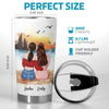 For The Besties Who Make Life Unforgettable - Bestie Personalized Custom Tumbler - Gift For Best Friends, BFF, Sisters