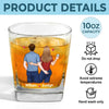 Forever Annoyingly In Love With You - Couple Personalized Custom Square Whiskey Glass - Gift For Husband Wife, Anniversary