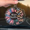 Blessed To Be Called A Grandma - Family Personalized Custom Car Ornament - Acrylic Custom Shaped - Gift For Mom, Grandma