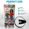 We’re The Perfect Mix Of Grace And Grit - Bestie Personalized Custom Tumbler - Gift For Best Friends, BFF, Sisters
